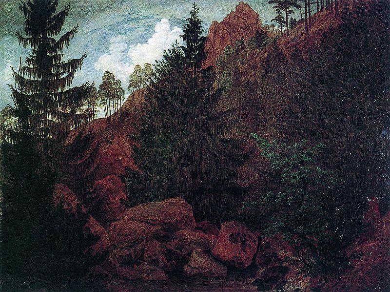 Caspar David Friedrich Felspartie